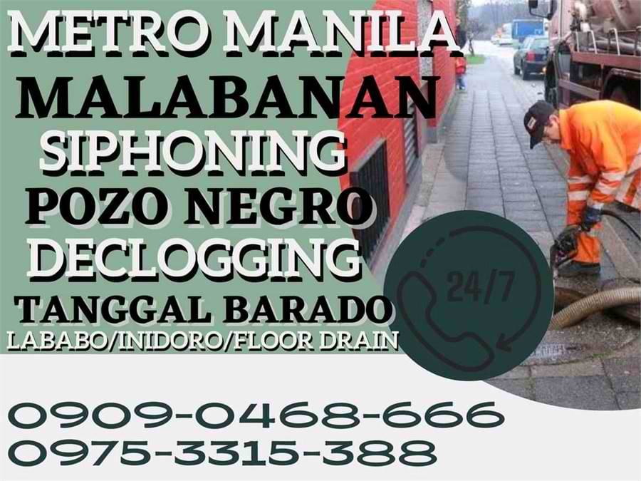 MAKATI CITY MALABANAN SIPHONING DECLOGGING TANGGAL BARA 09090468666