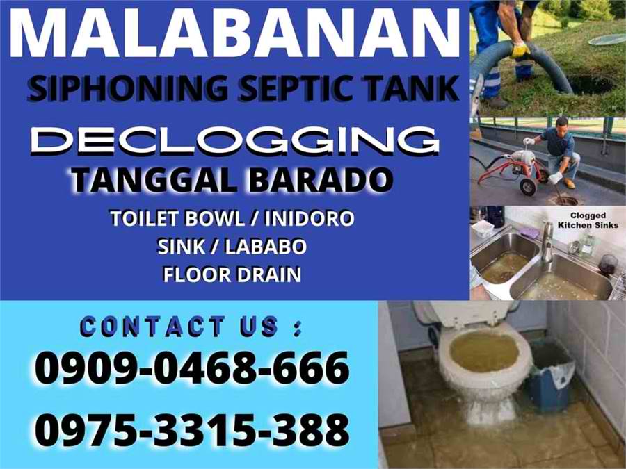 TANDANG SORA QC MALABANAN SIPHONING DECLOGGING TANGGAL BARA 09090468666