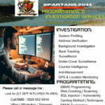 SPARTANS 2011 Investigation & Programming Services