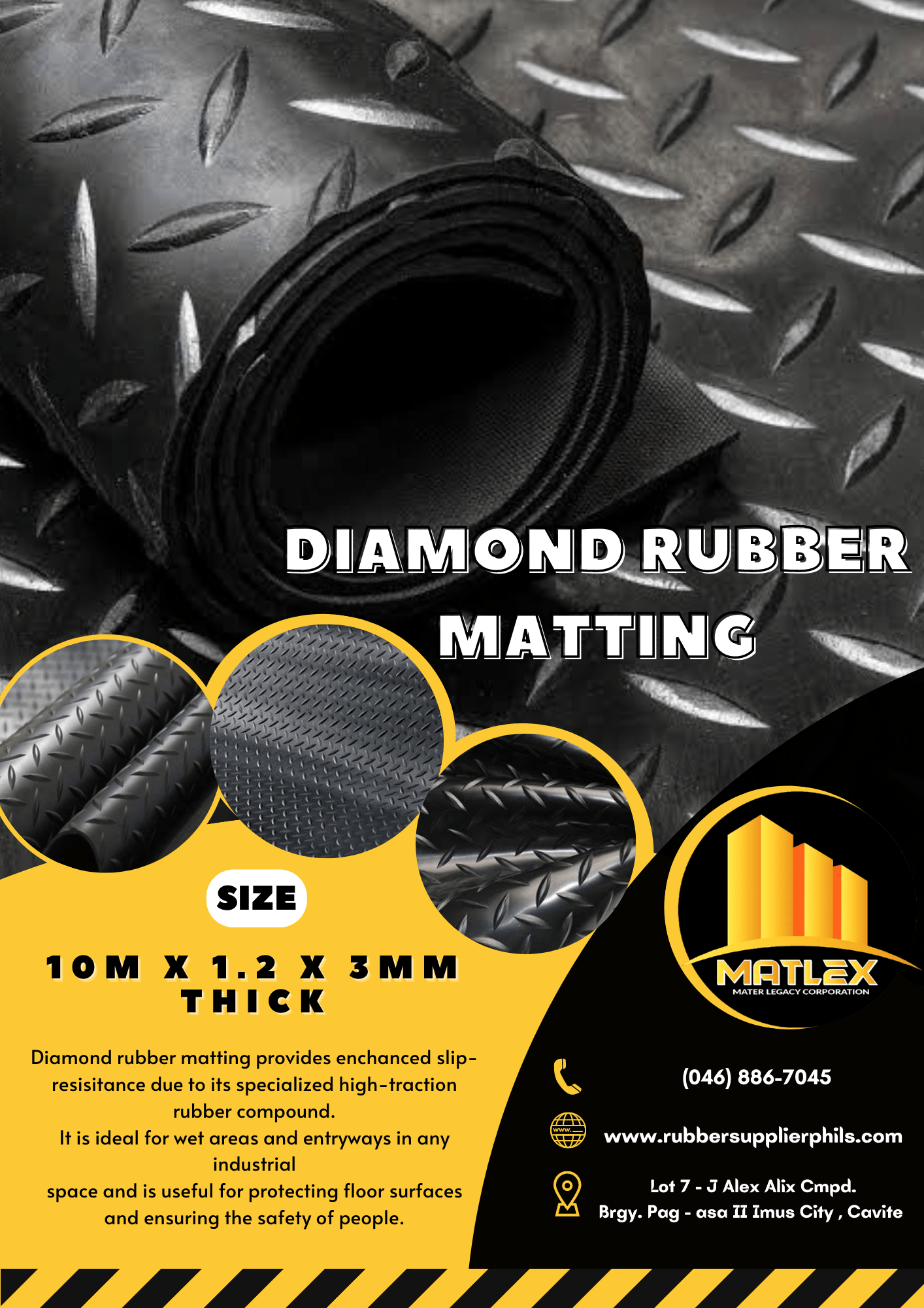 DIAMOND RUBBER MATTING