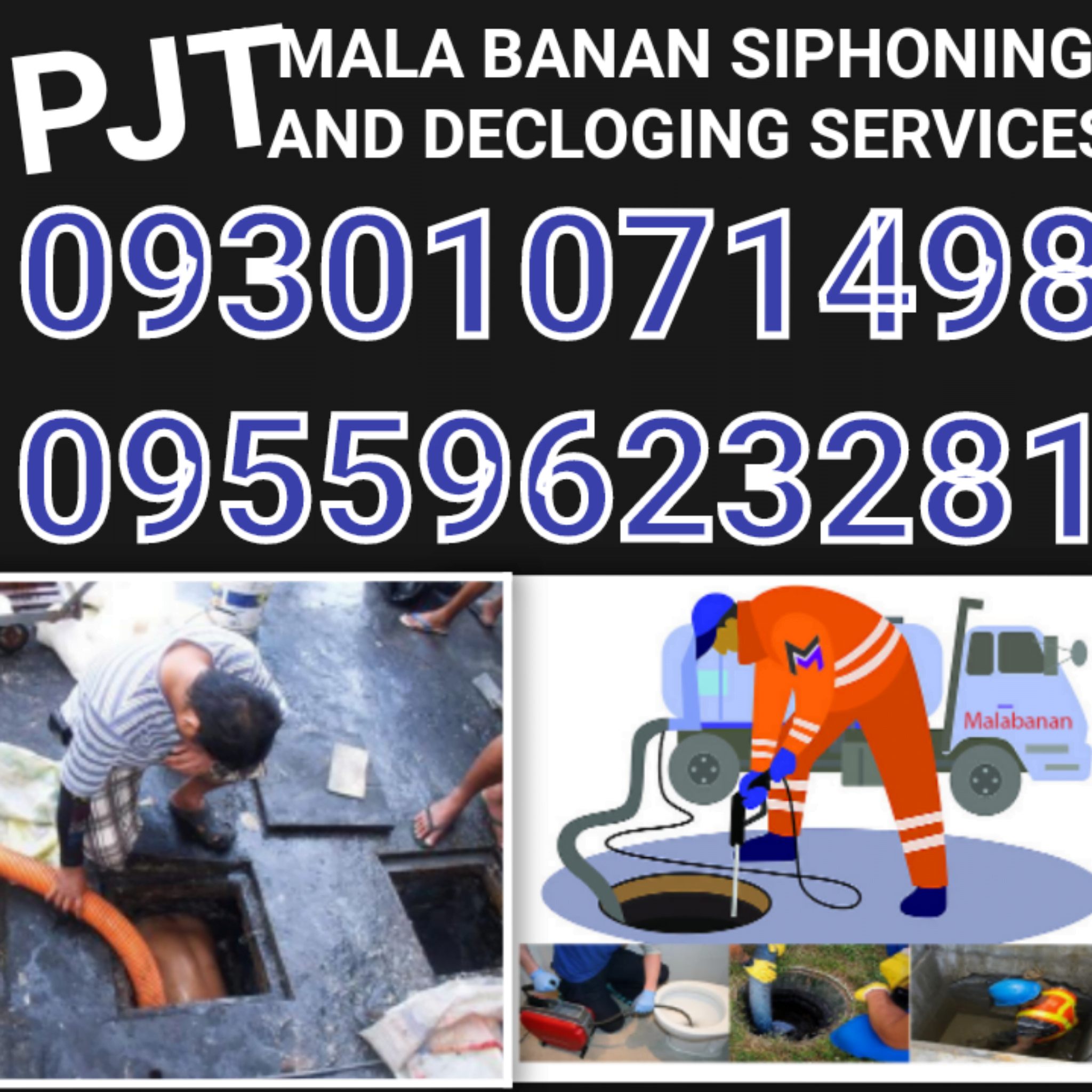 Pjt malabanan Siphoning Declooging services 09301071498