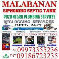 MALABANAN POZO NEGRO SEPTIC TANK CR,SERVICES