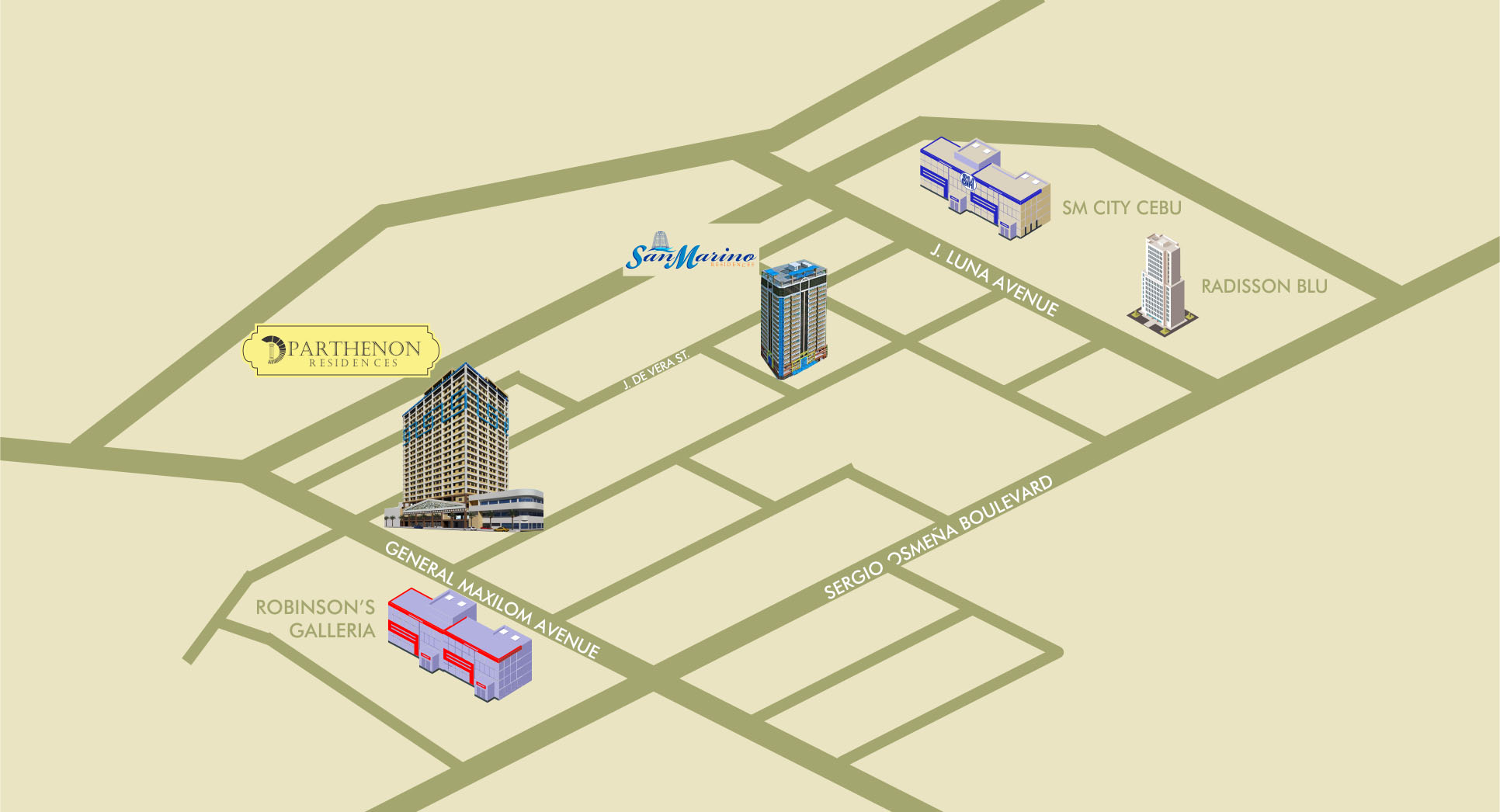 CONDO UNIT FOR SALE ACROSS ROBINSONS GALLERIA