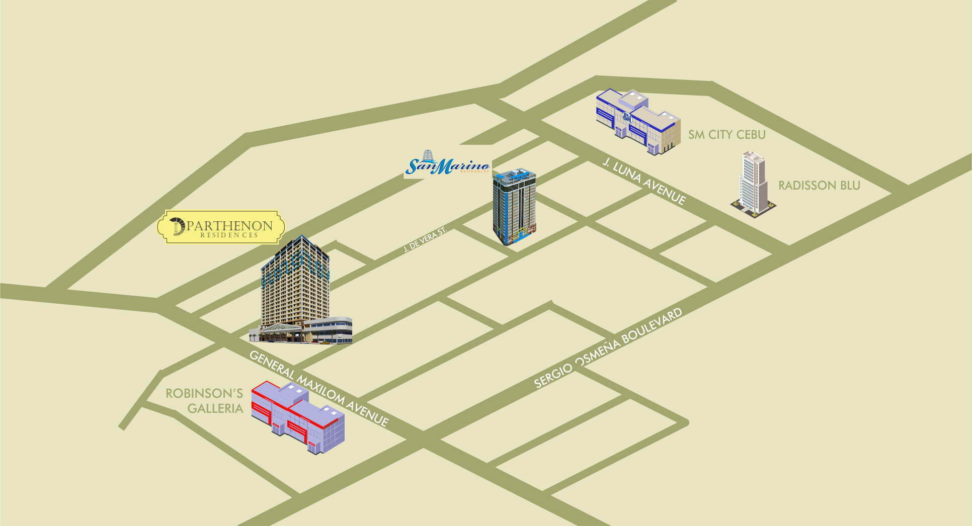 CONDO FOR SALE ACROSS ROBINSONS GALLERIA