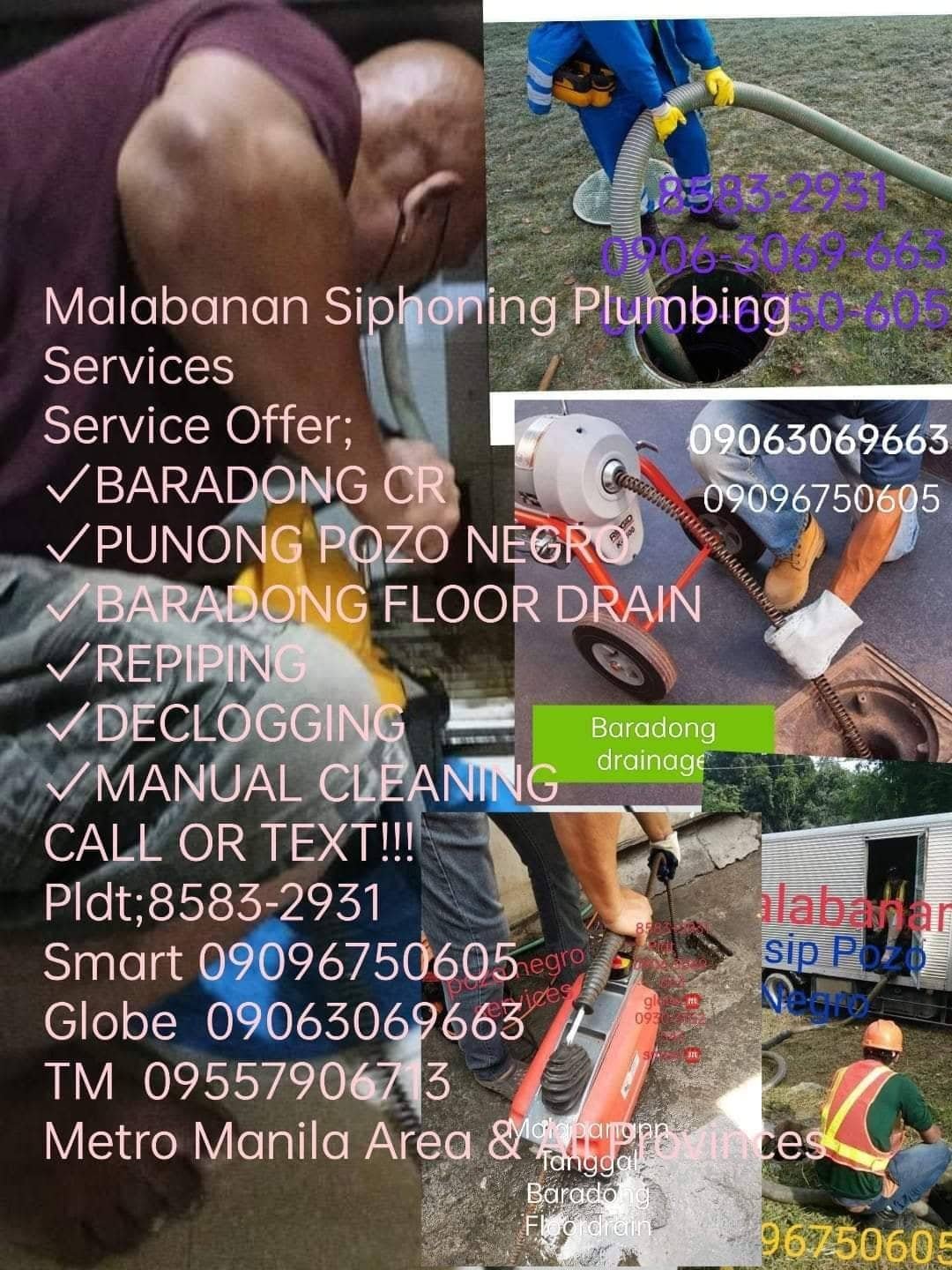 Malabanan Siphoning Pozo Negro Septic Tank Services  09557906713
