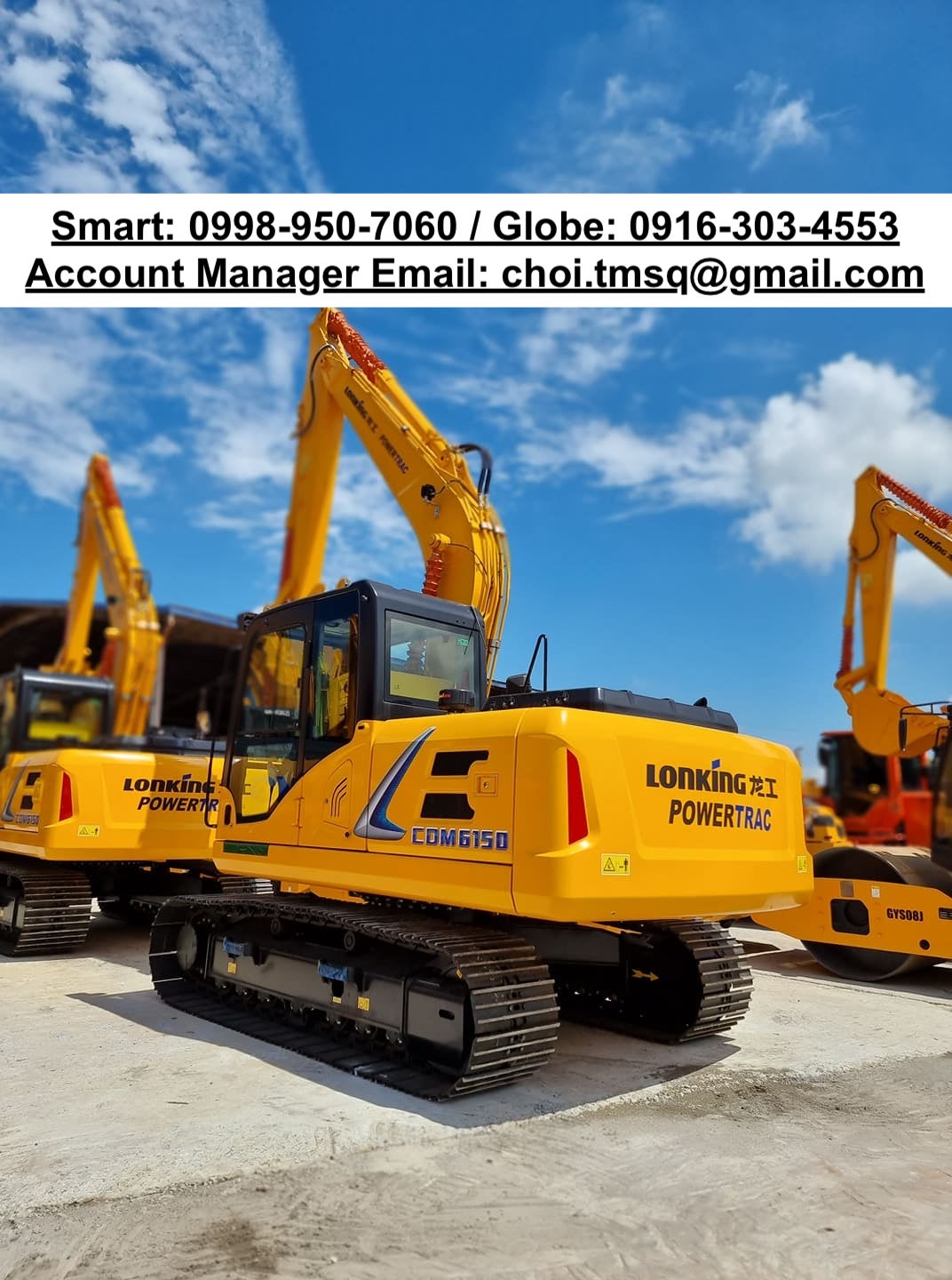 Brand new LONKING Backhoe excavator .56cbm cummins engine for sale