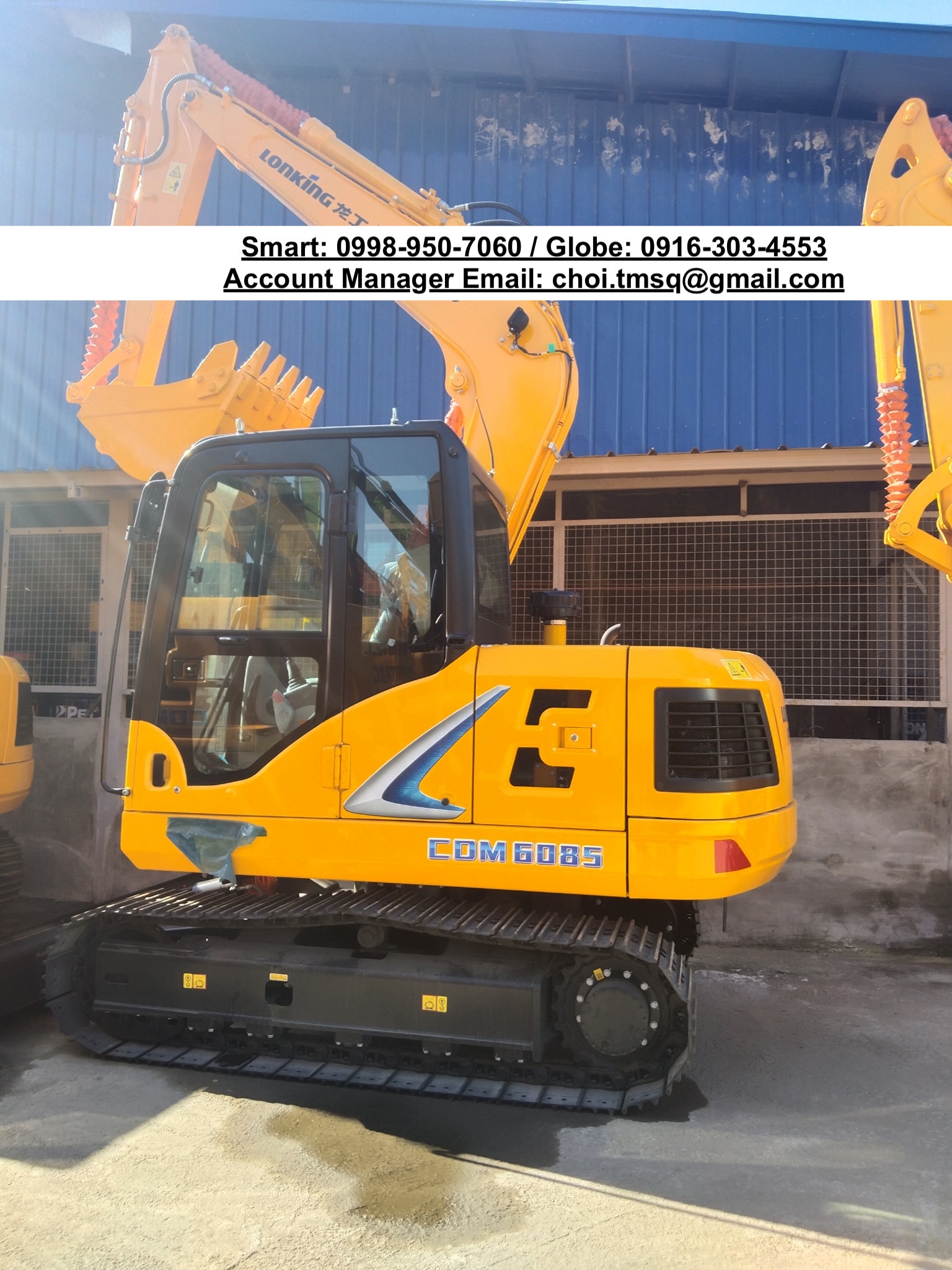 Brand new LONKING Backhoe excavator .36cbm orig yanmar engine for sale