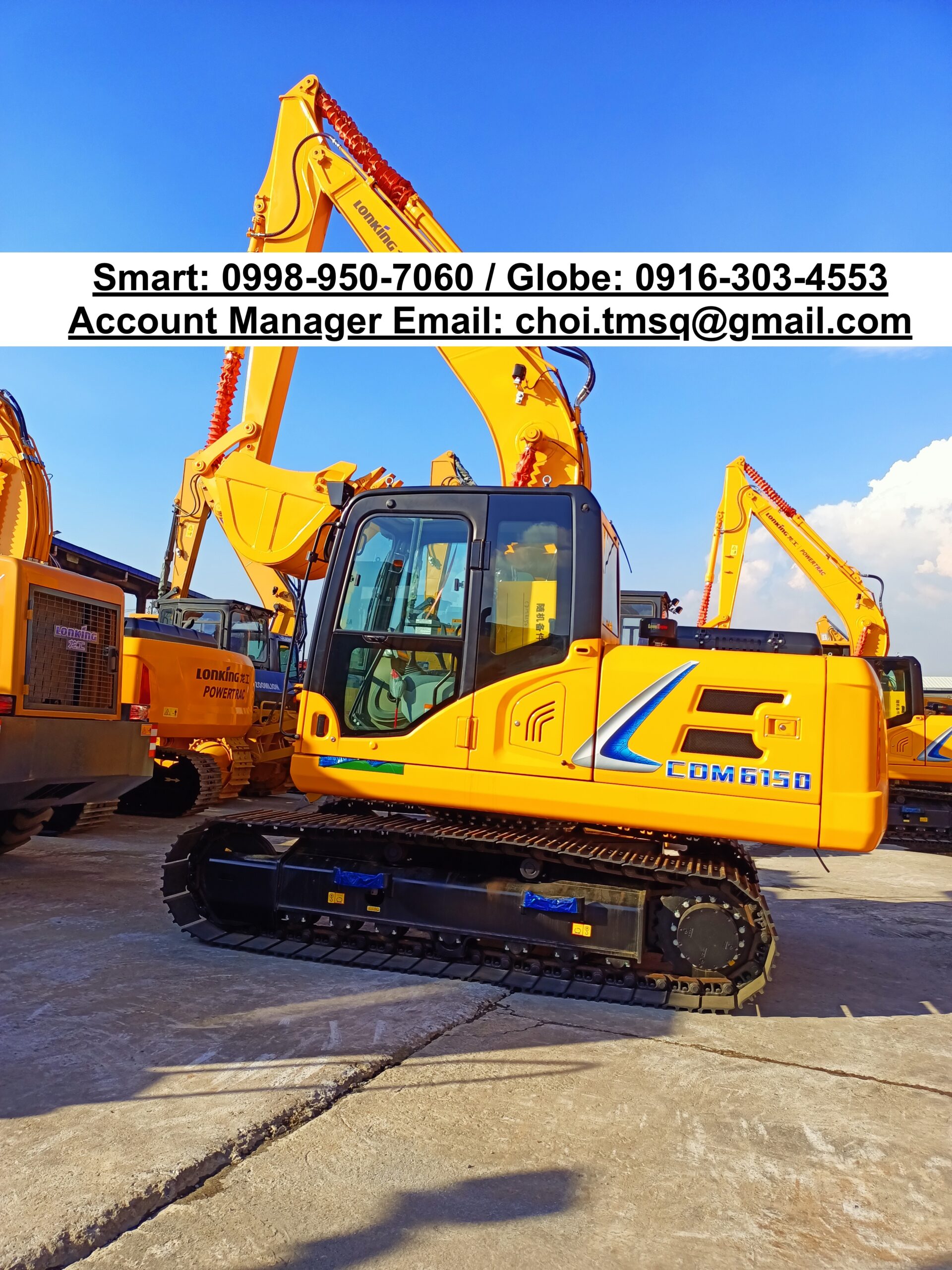 Brand new LONKING Backhoe excavator .56cbm cummins engine for sale