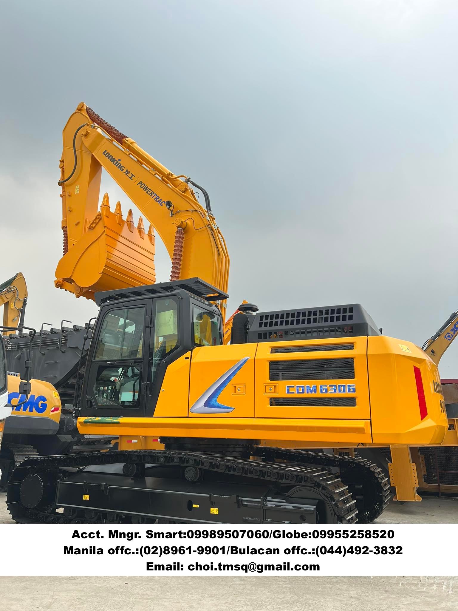 Brand new LONKING Backhoe excavator 1.6cbm ISUZU engine for sale