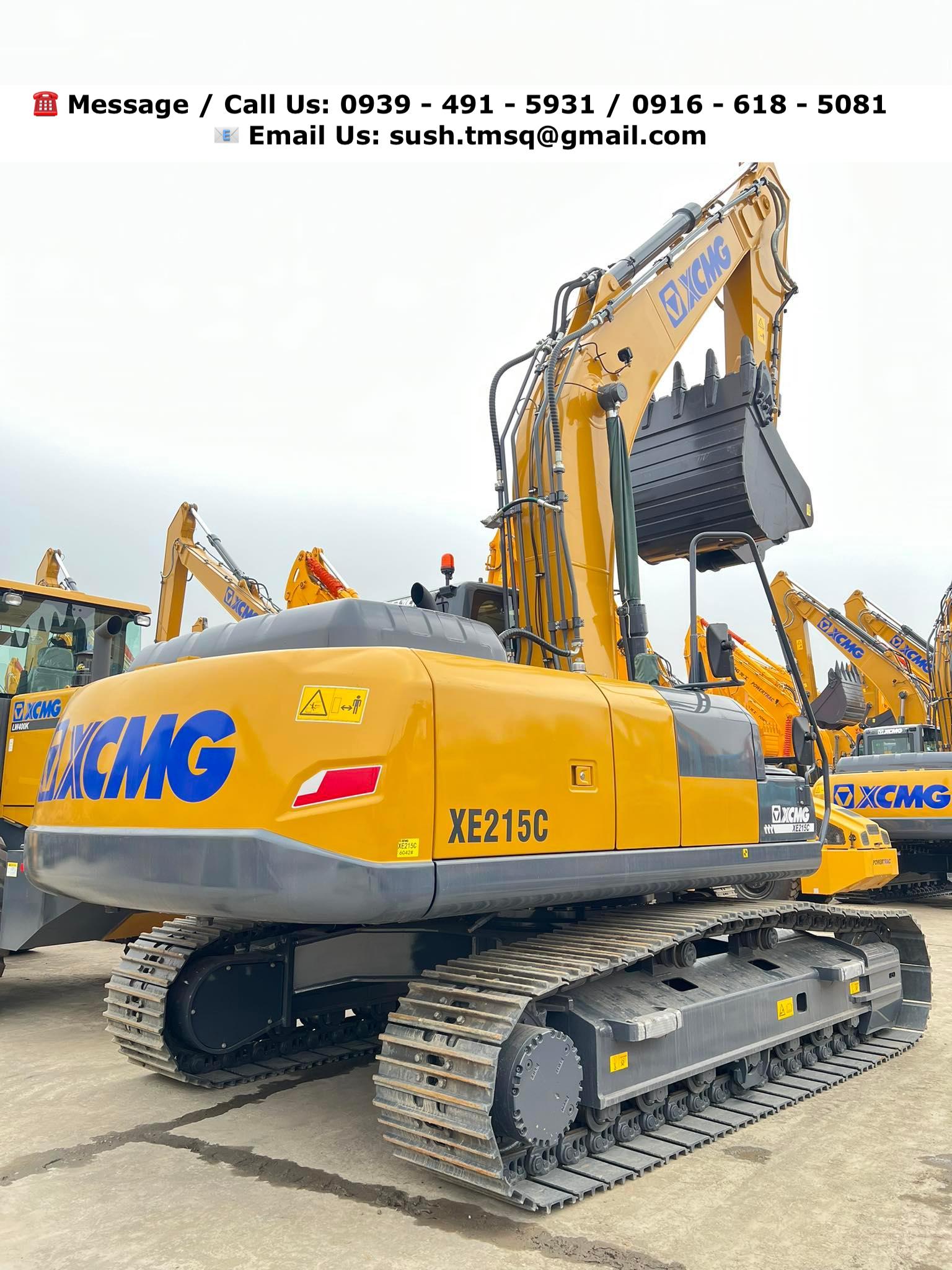 backhoe excavator 1.0cbm xcmg xe215c isuzu engine with breakerline