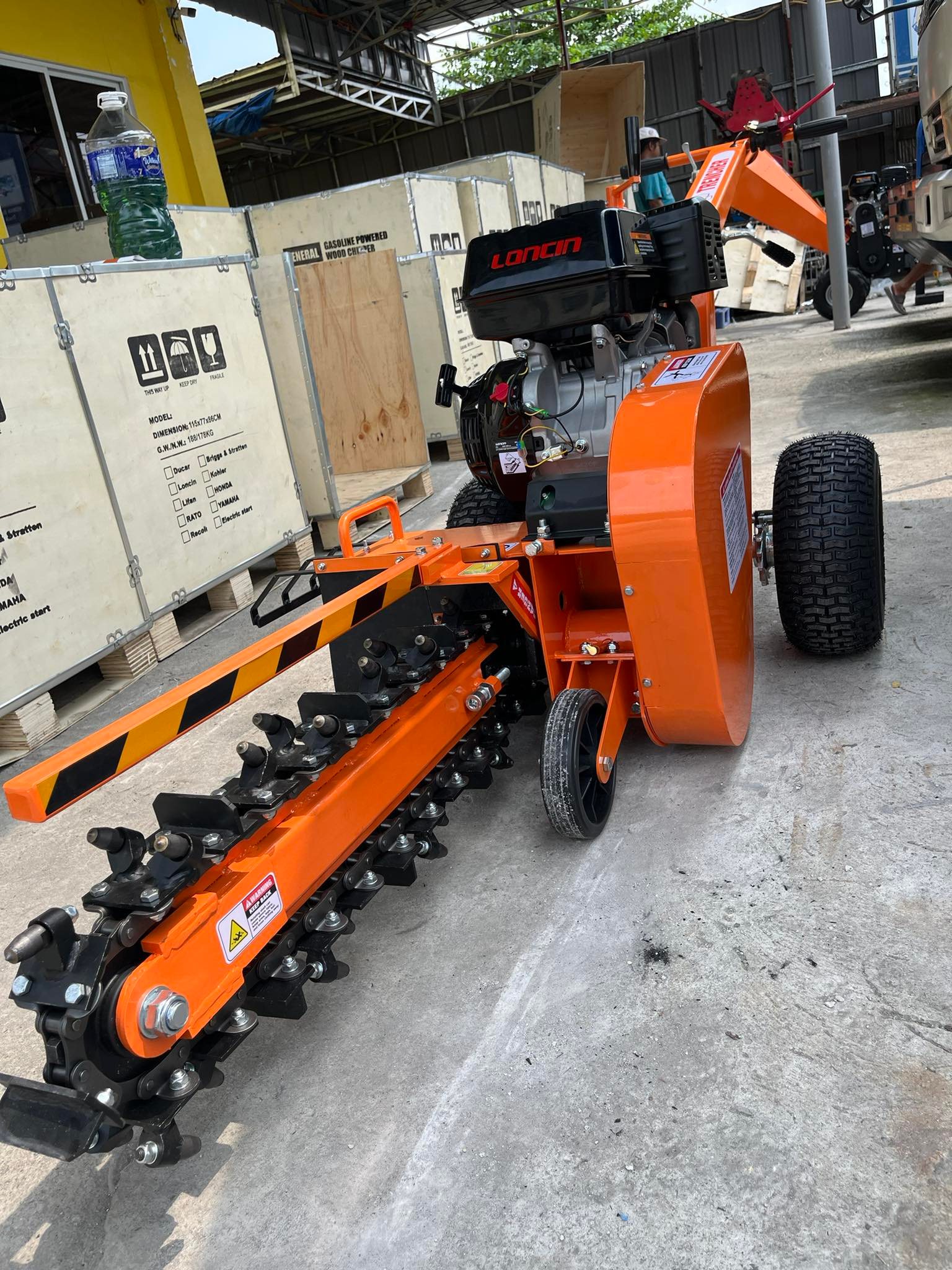 PRIMUS Mini trencher 420cc loncin engine for sale