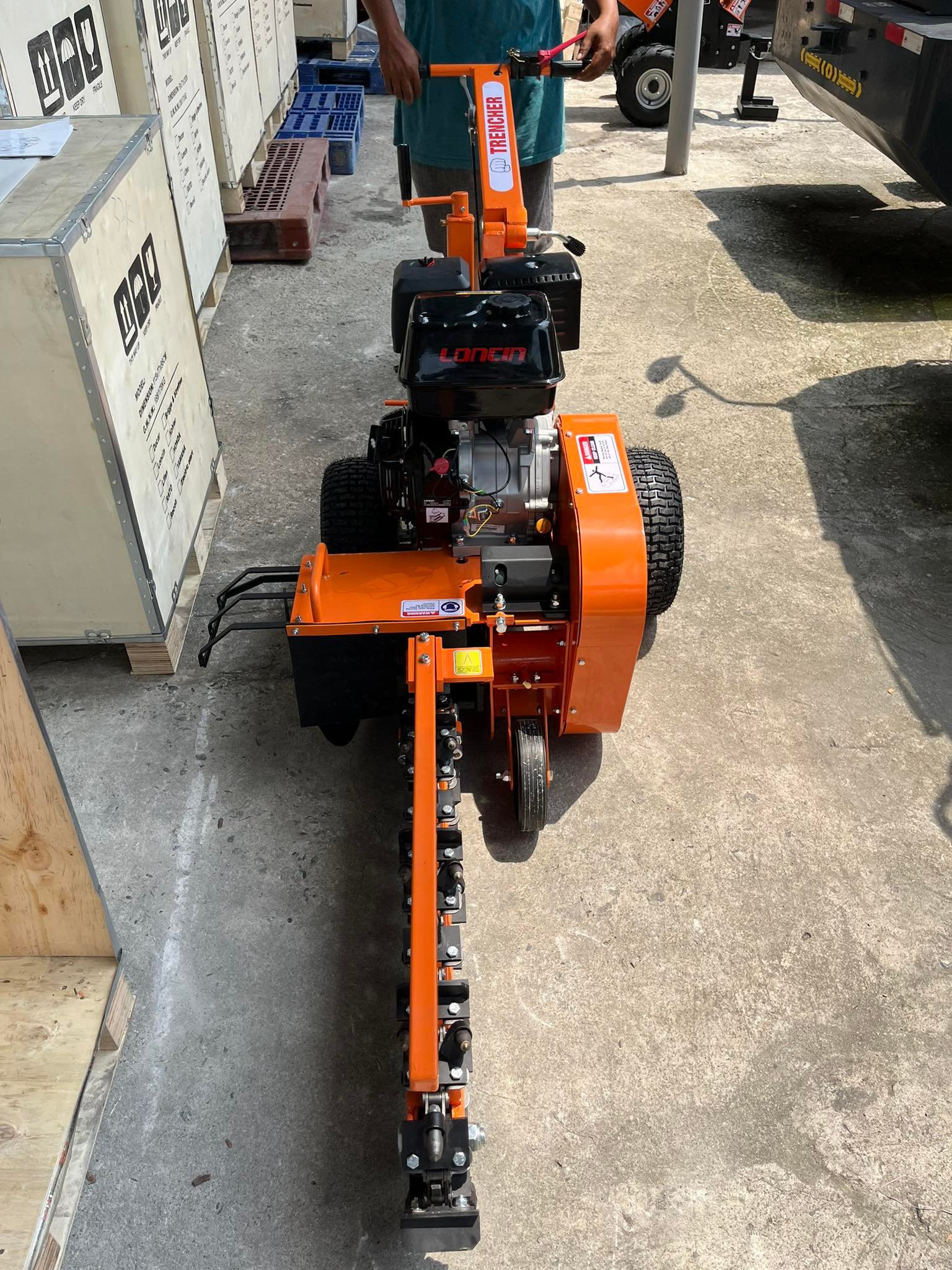 PRIMUS Mini trencher 420cc loncin engine for sale