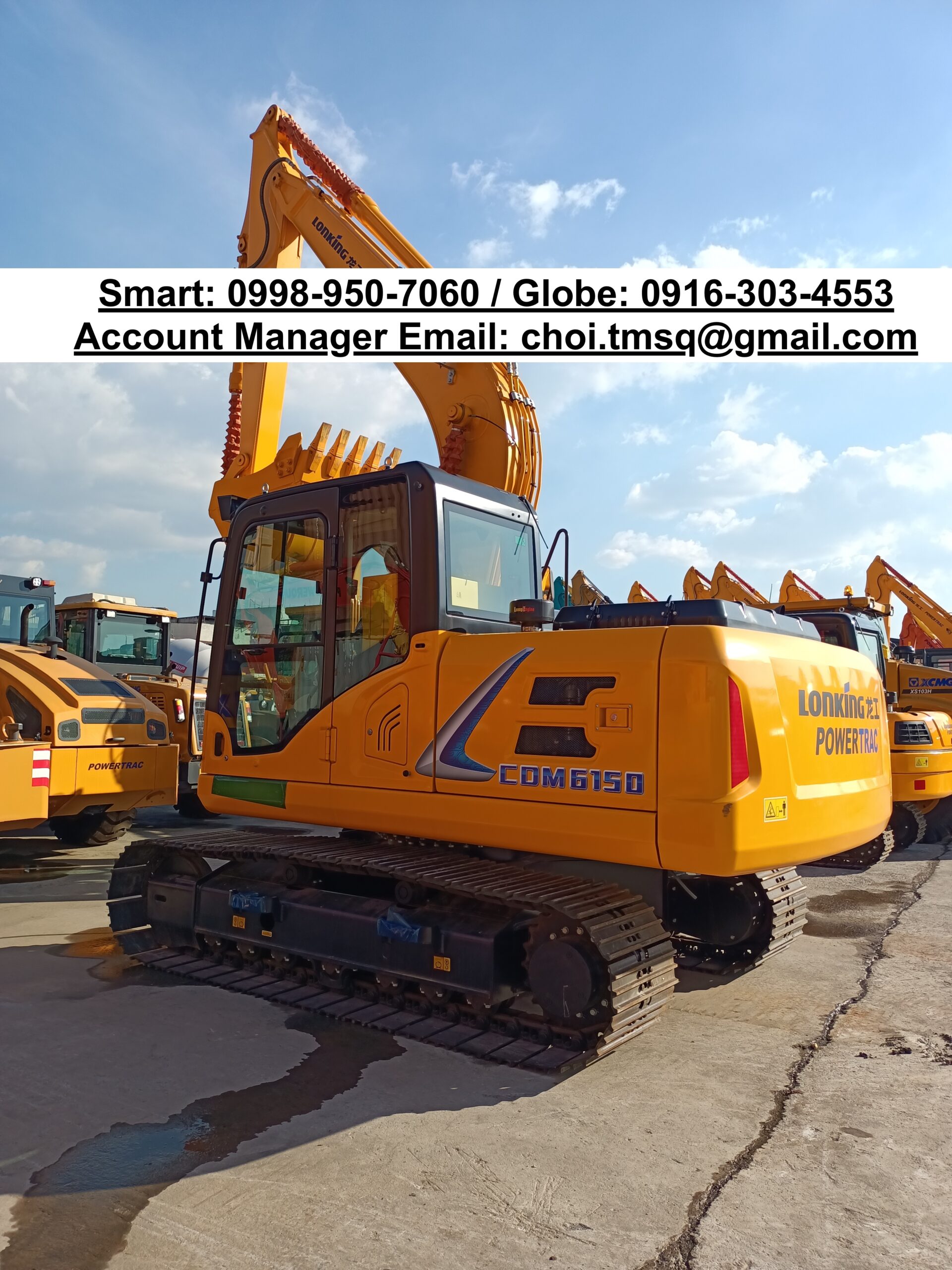 Brand new LONKING Backhoe excavator .56cbm cummins engine for sale