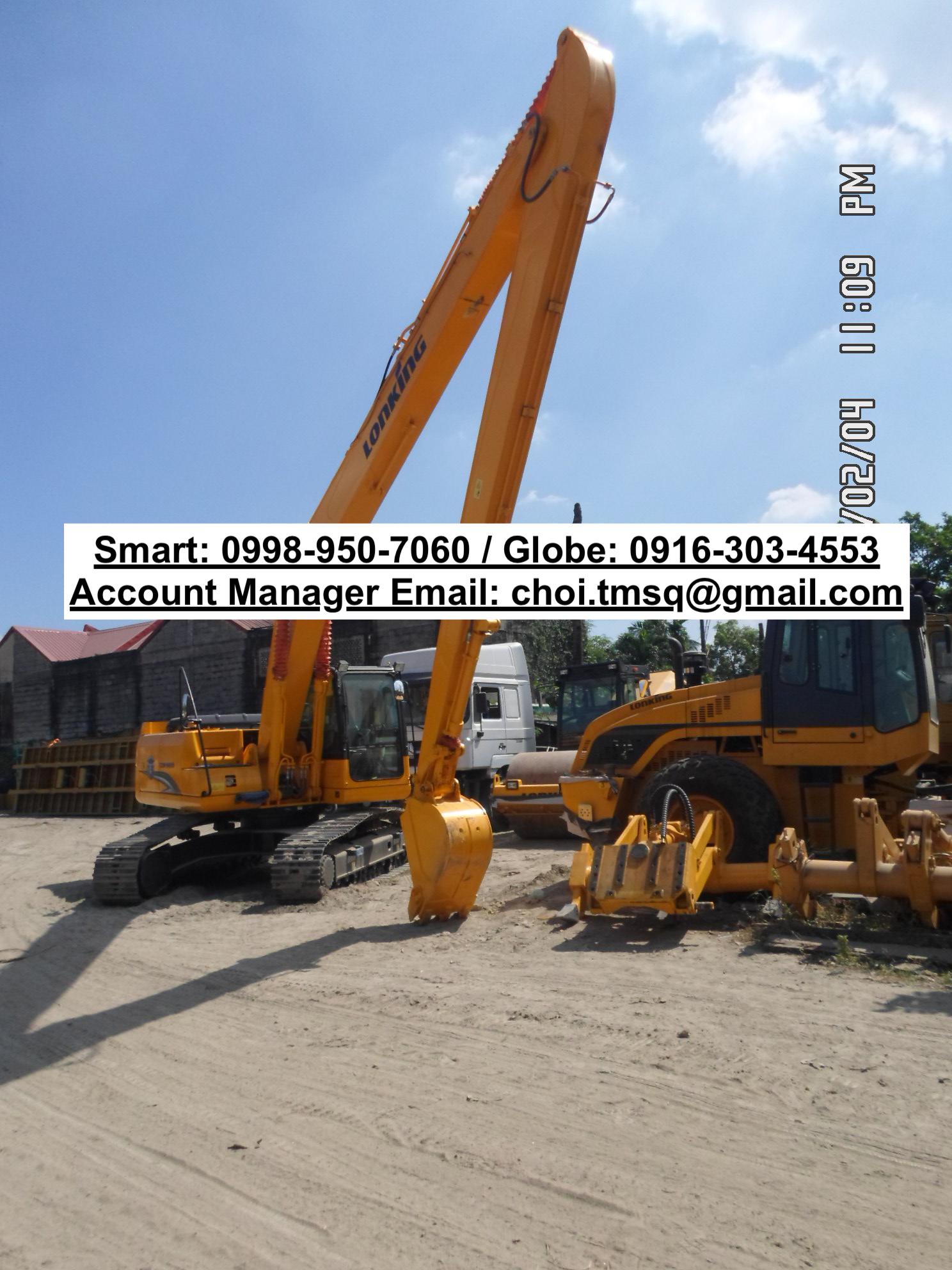 Brand new LONKING Long arm Backhoe excavator .4cbm cummins engine for sale