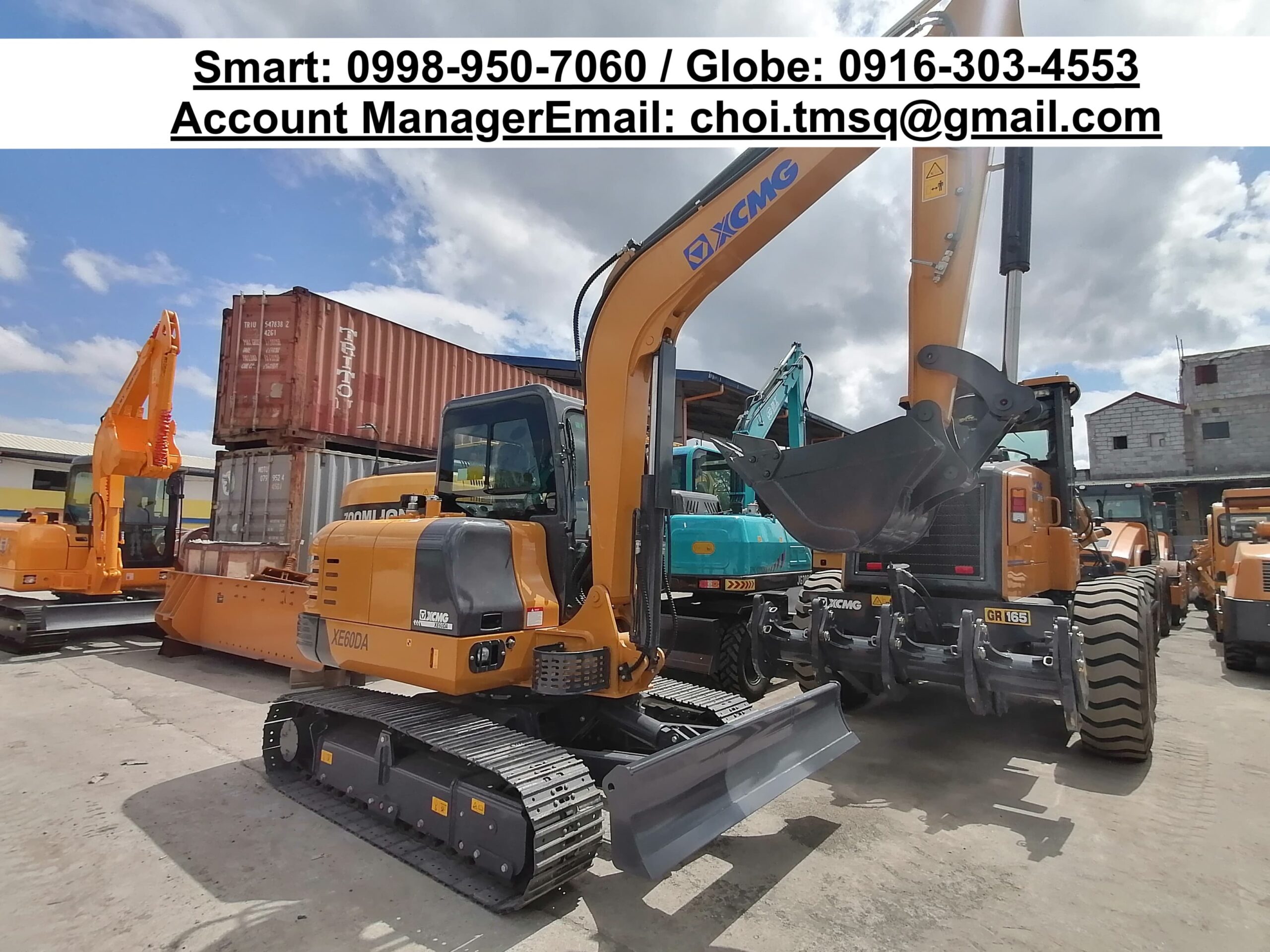 Brand new XCMG Backhoe excavator .23cbm yanmar engine for sale