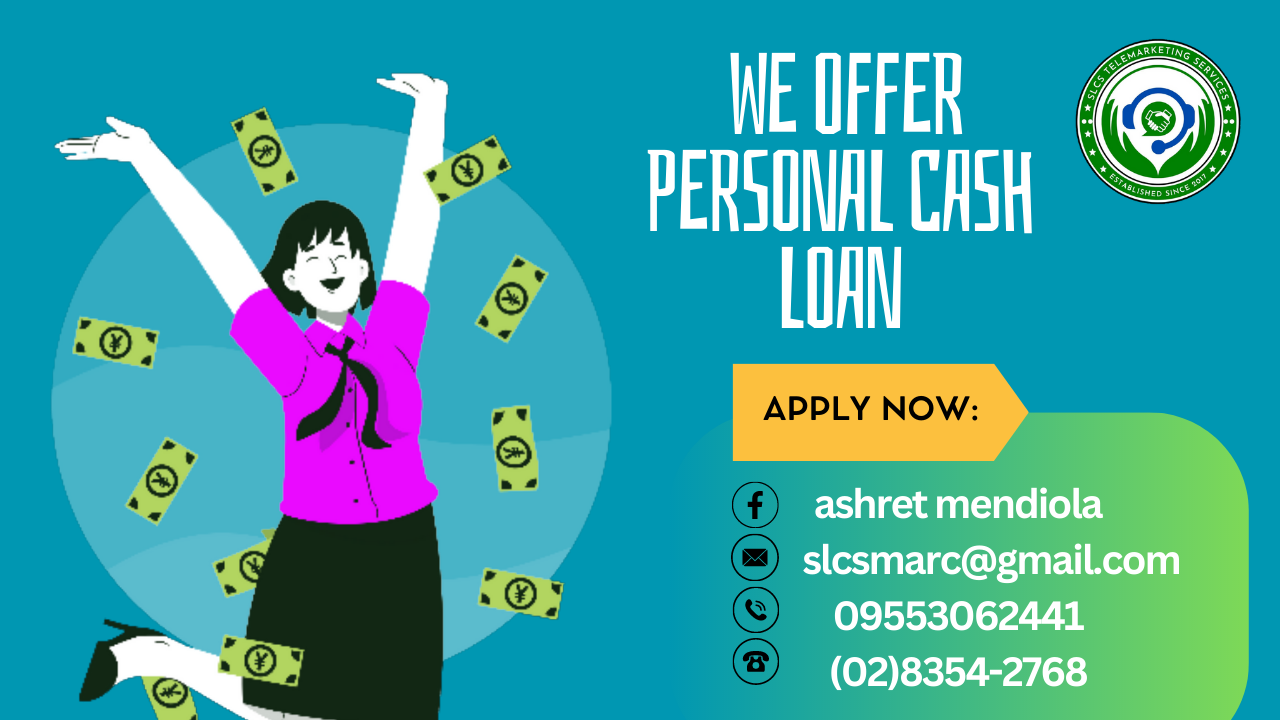 WE OFFER PERSONAL CASH LOAN