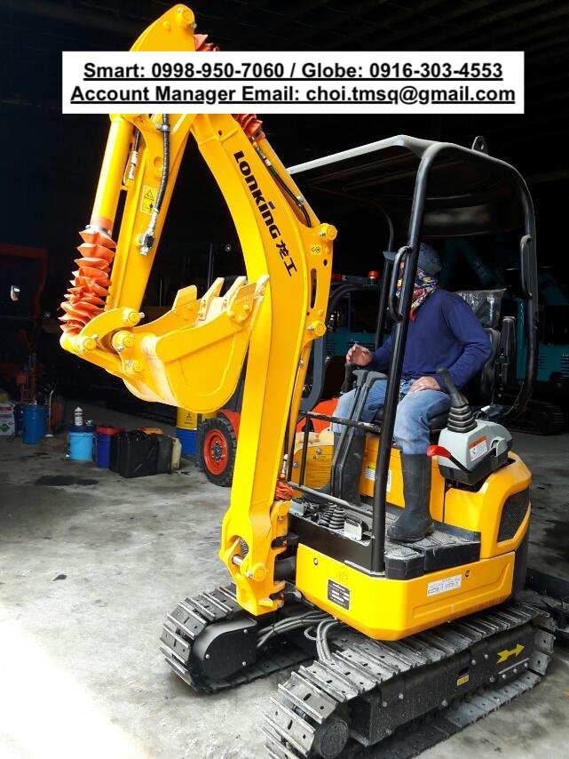 Brand new LONKING Mini Backhoe excavator 0.04cbm orig. kubota engine for sale
