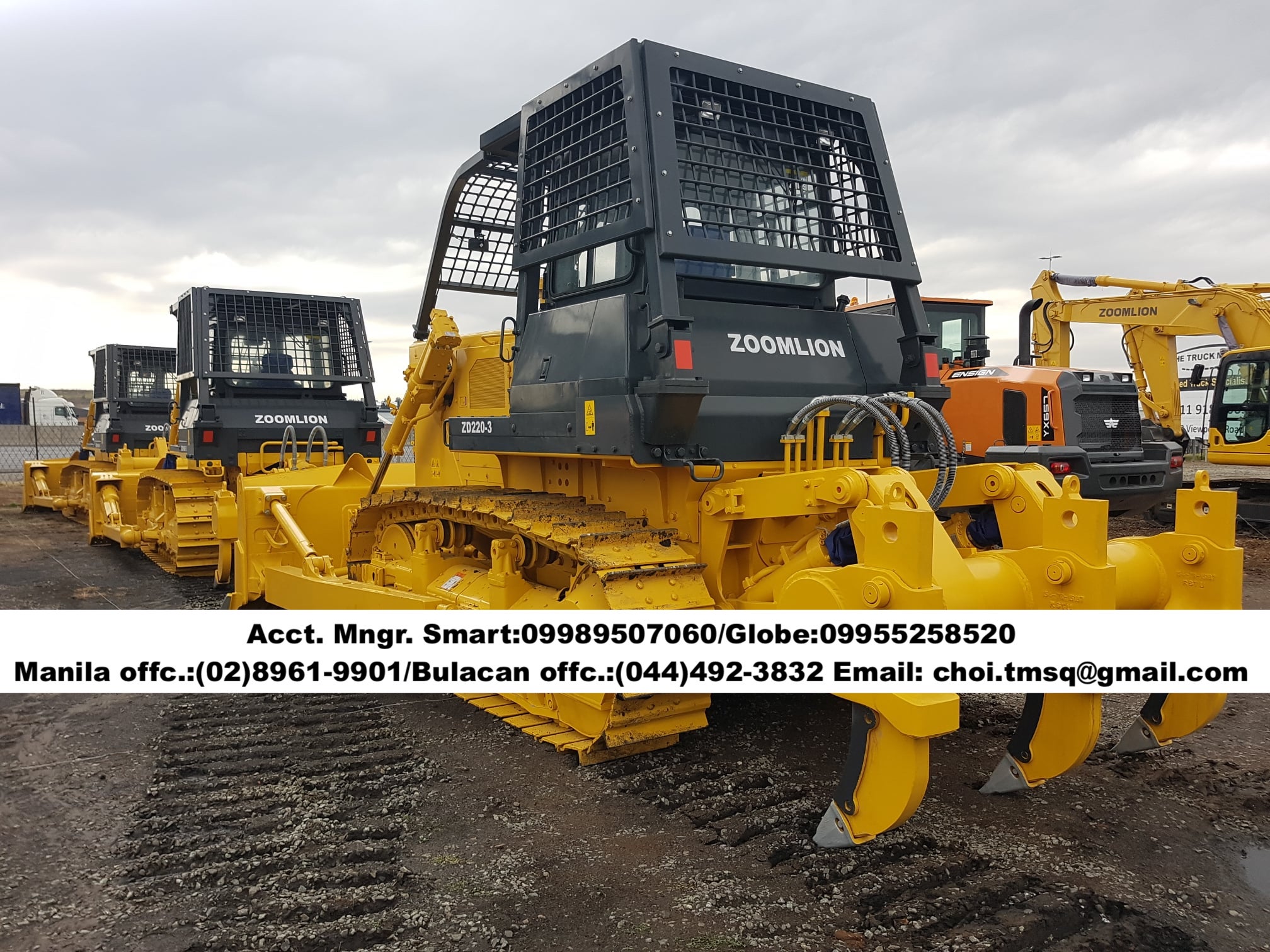 Brand new ZOOMLION Bulldozer 217hp cummins engine with and w/o ripper for sale