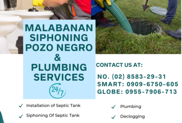 Quezon City Malabanan Siphoning Plumbing Services 85832931/09096750605