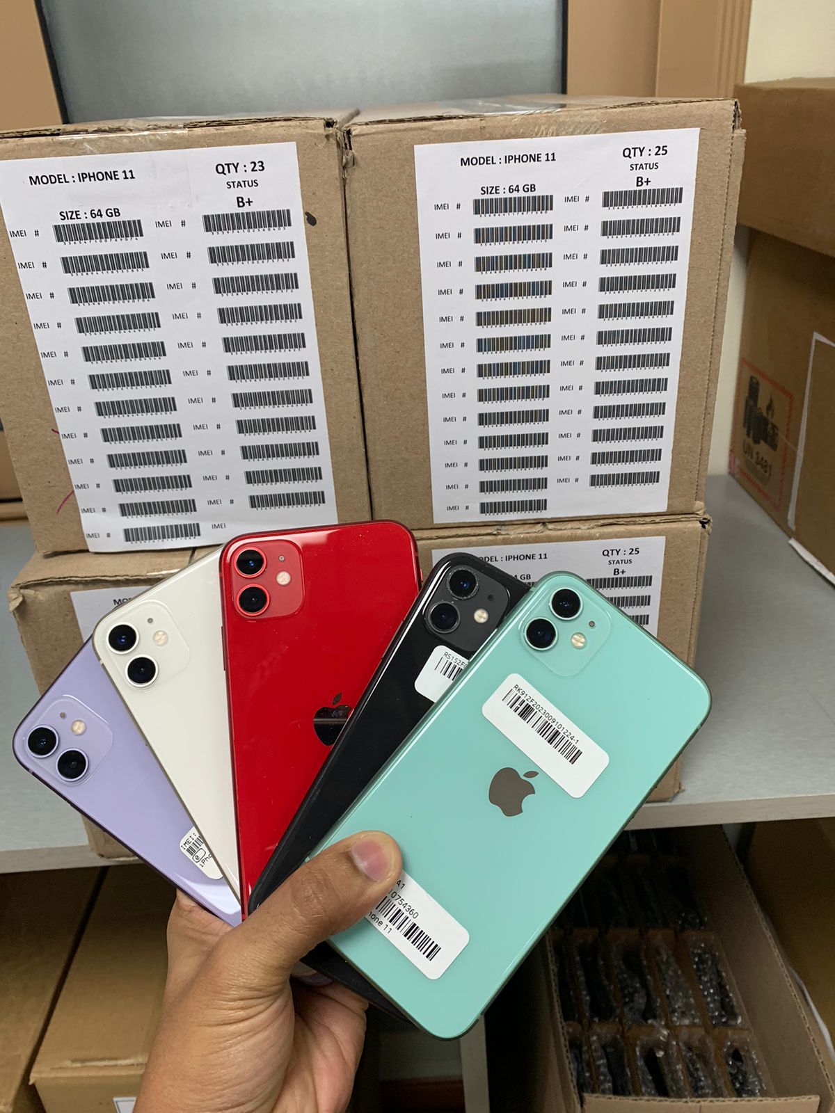 iPhone 11/12 Used Grade A   100pcs