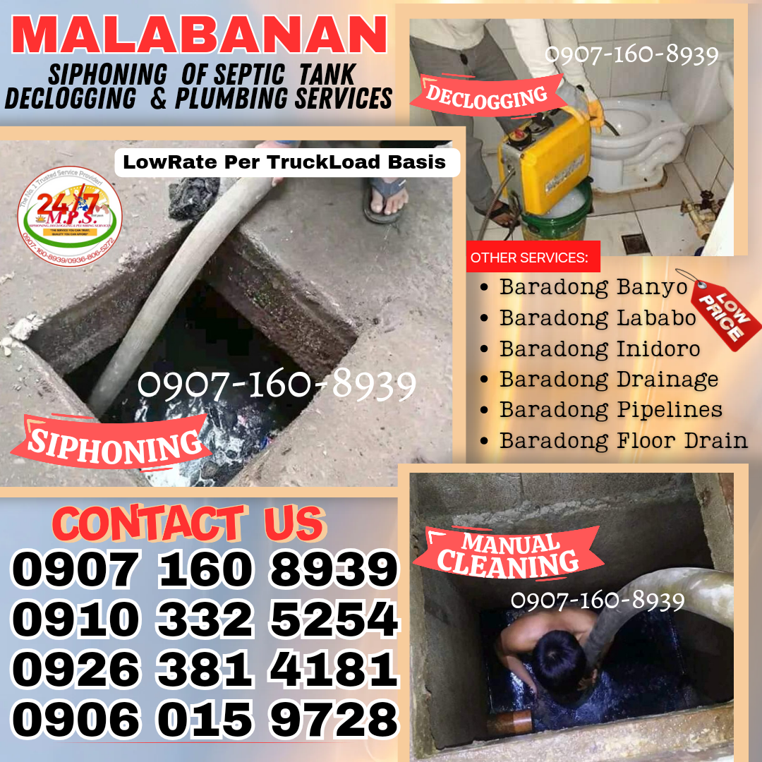 PLUMBING EXPERT & SEPTIC TANK MALABANAN SERVICES 📞 0907 160 8939