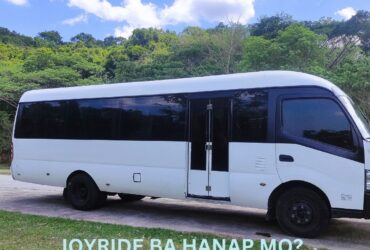 coaster for baguio tour