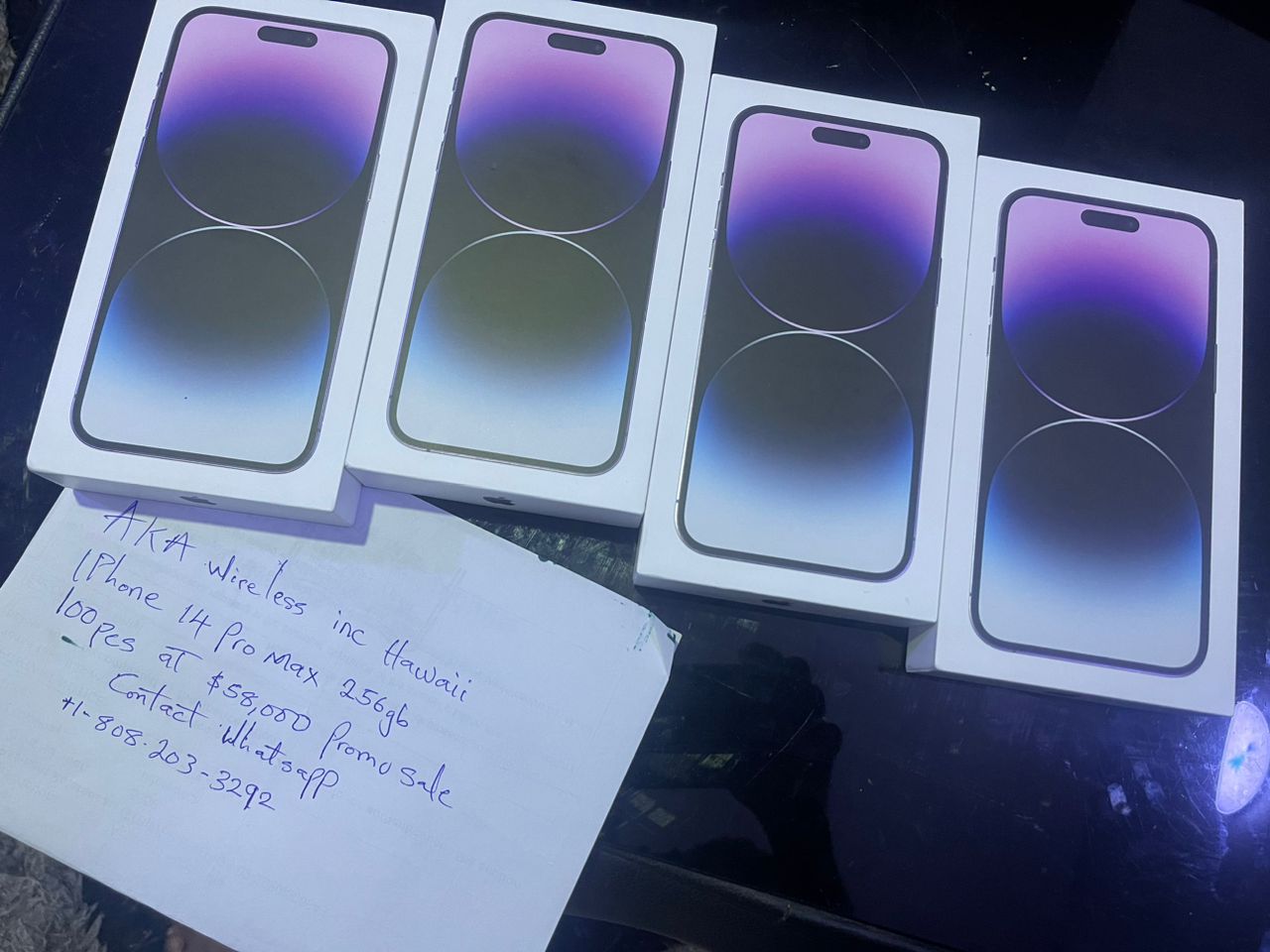 10pcs of iPhone 14 pro max 512gb