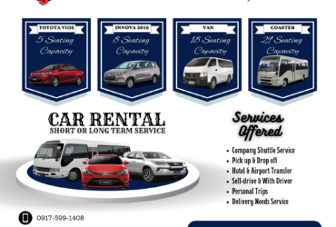 Coaster for rent