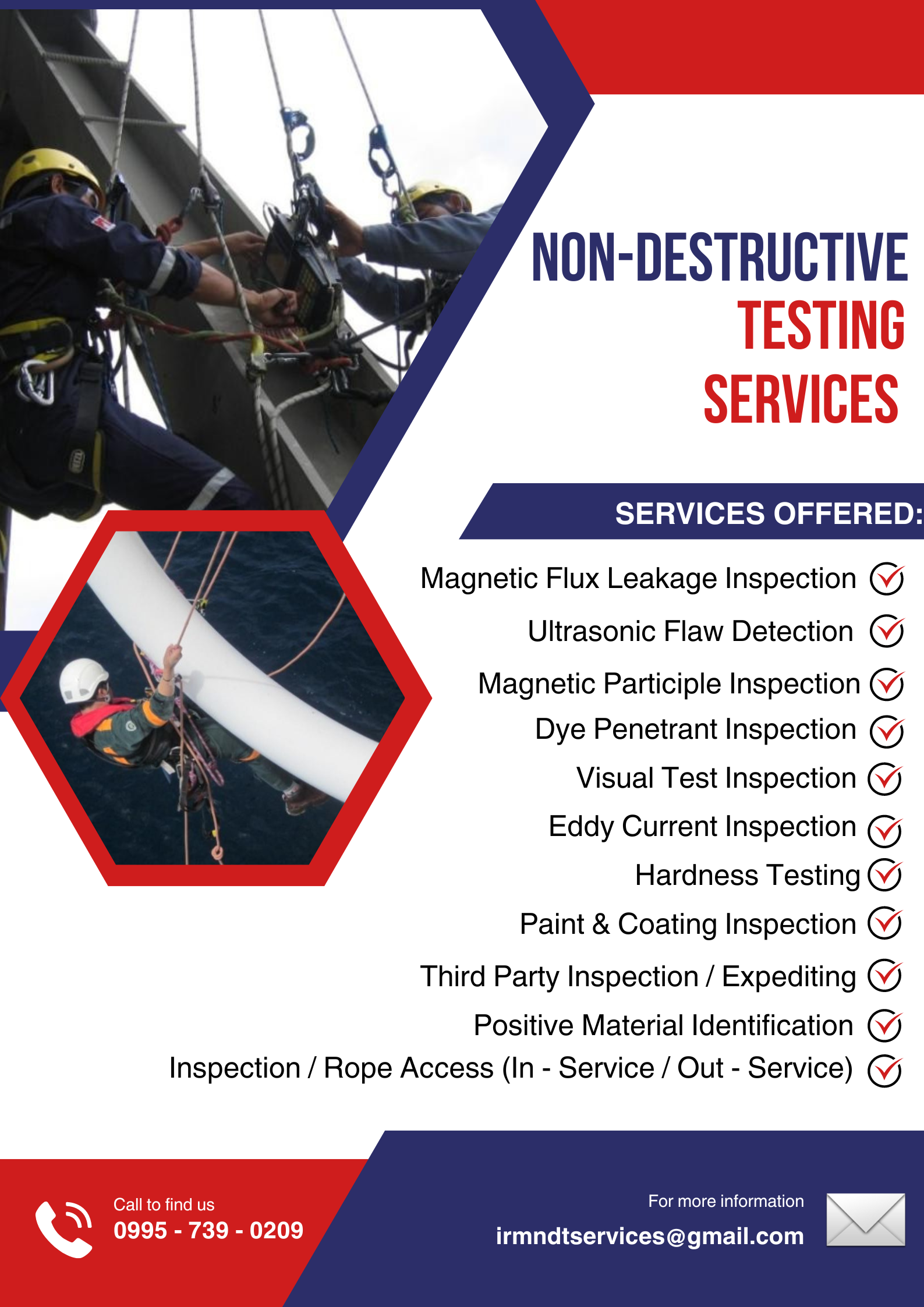 NON-DESTRUCTIVE TESTING SERVICES – CEBU