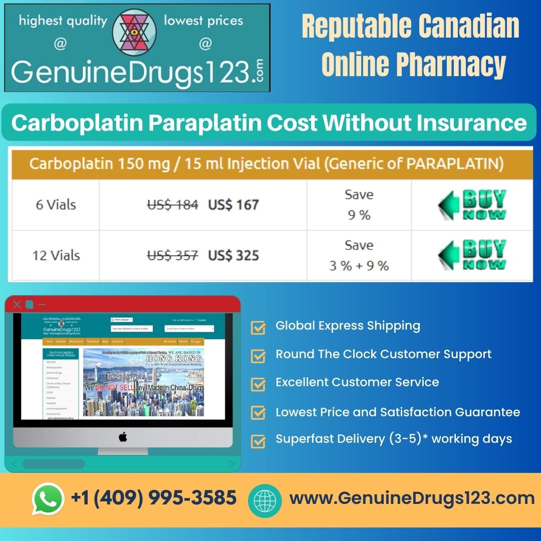 Carboplatin Paraplatin Cost Without Insurance