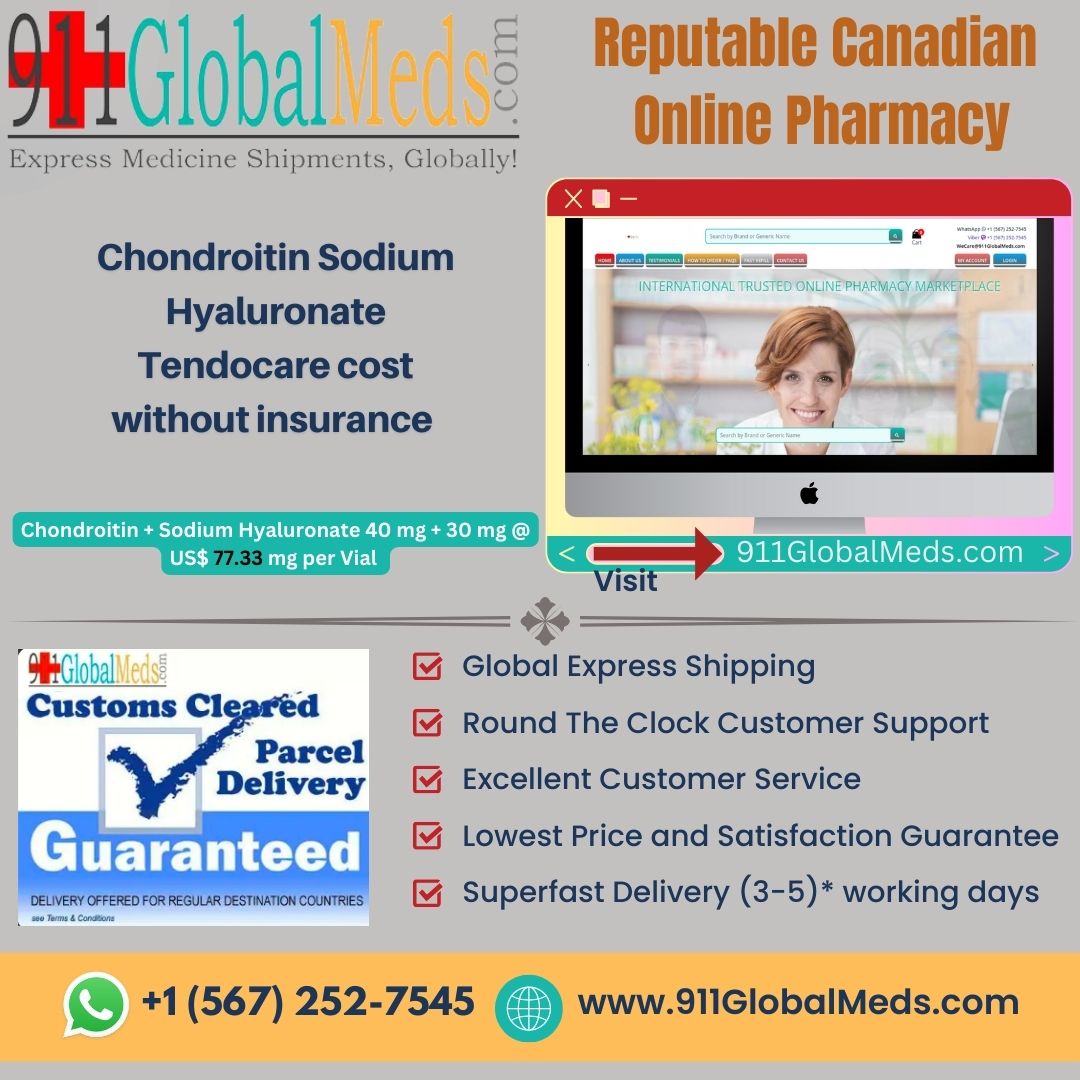 Chondroitin Sodium Hyaluronate Tendocare cost without insurance