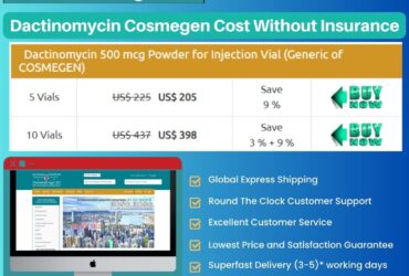 Dactinomycin Cosmegen Cost Without Insurance