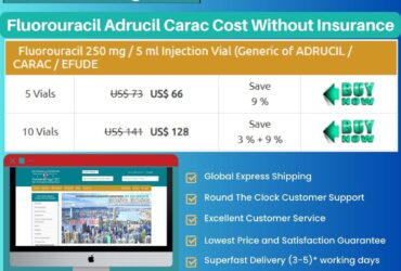 Fluorouracil Adrucil Carac Cost Without Insurance
