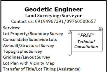 surveyor geodetic engineer