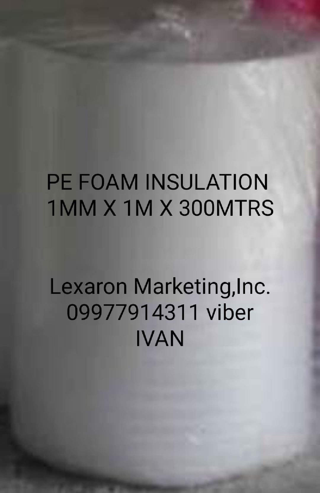 P.E FOAM BARE INSULATION