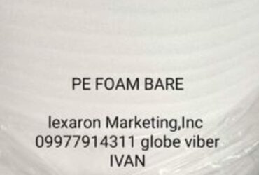 P.E FOAM BARE INSULATION