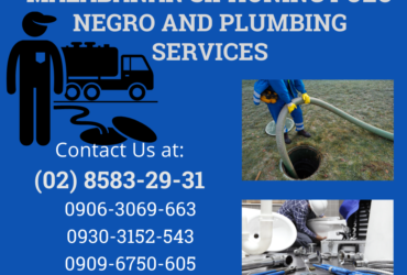 Malabanan Siphoning Pozo Negro Septic Tank Services  85832931/09557906713
