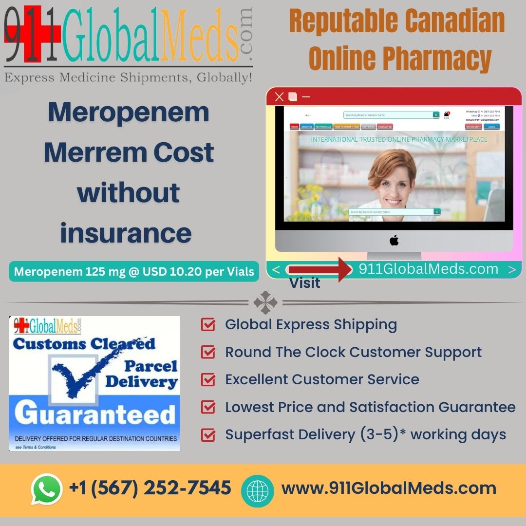 Meropenem Merrem Cost without insurance