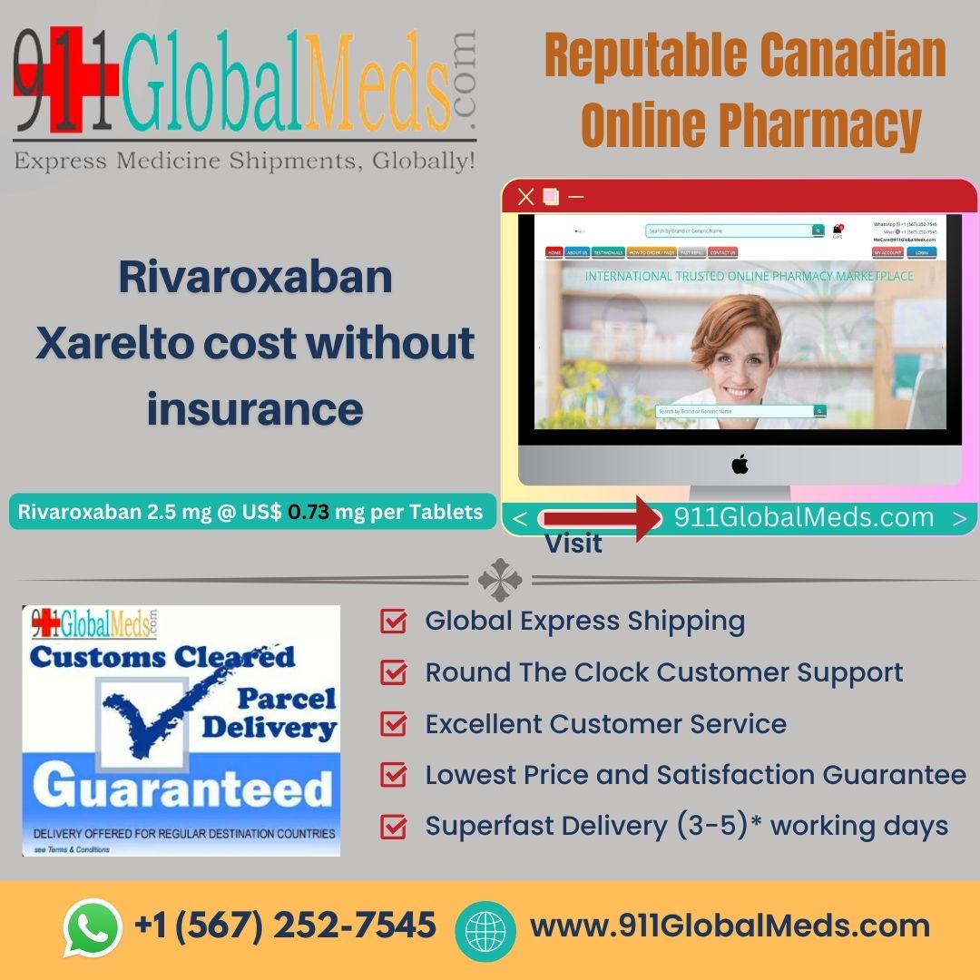 Rivaroxaban Xarelto cost without insurance
