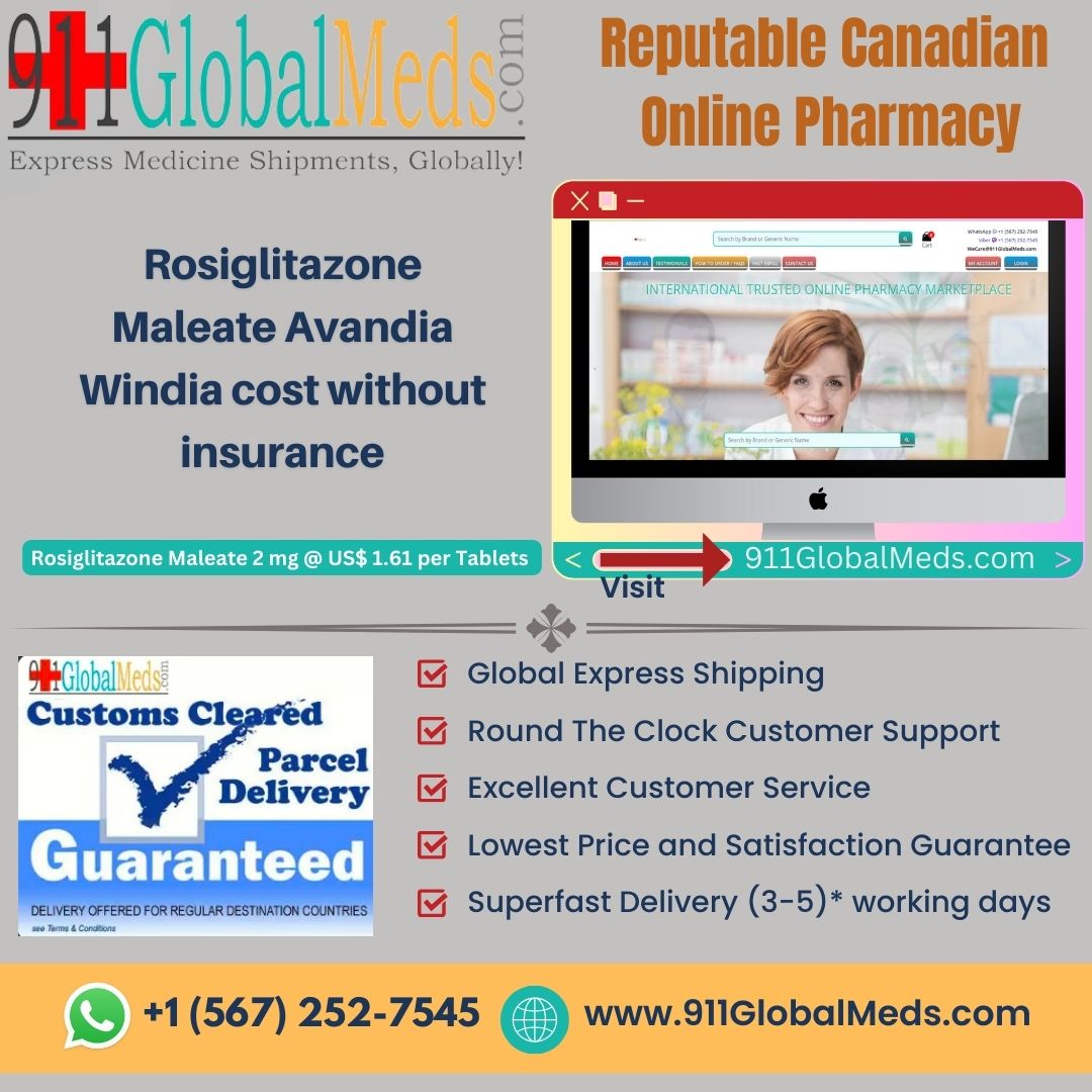 Rosiglitazone Maleate Avandia Windia cost without insurance