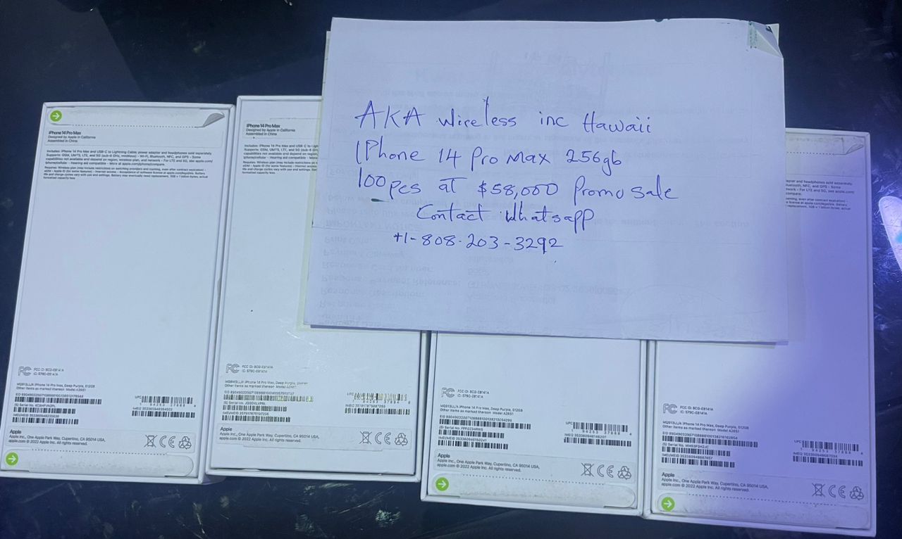 10pcs of iPhone 14 pro max 512gb