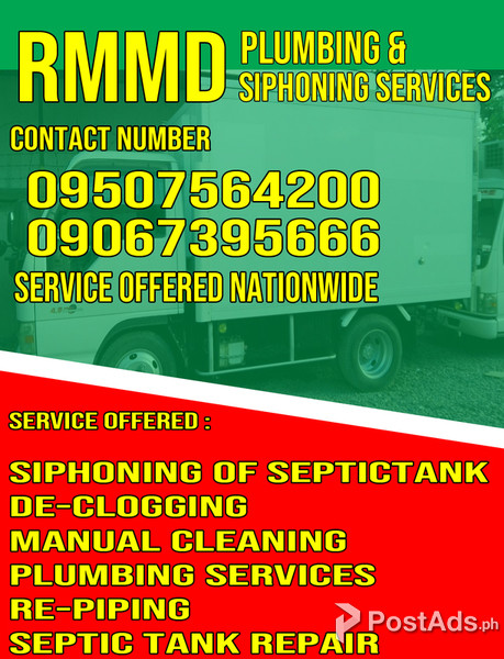PILAR SORSOGON RMMD PLUMBING&SIPHONING SERVICES#09752304566