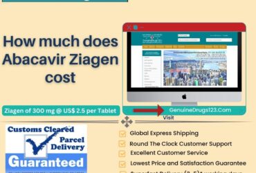 How much does Abacavir Ziagen cost
