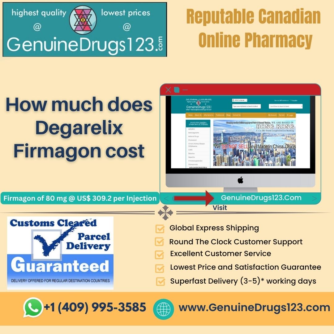 How much does Degarelix Firmagon cost