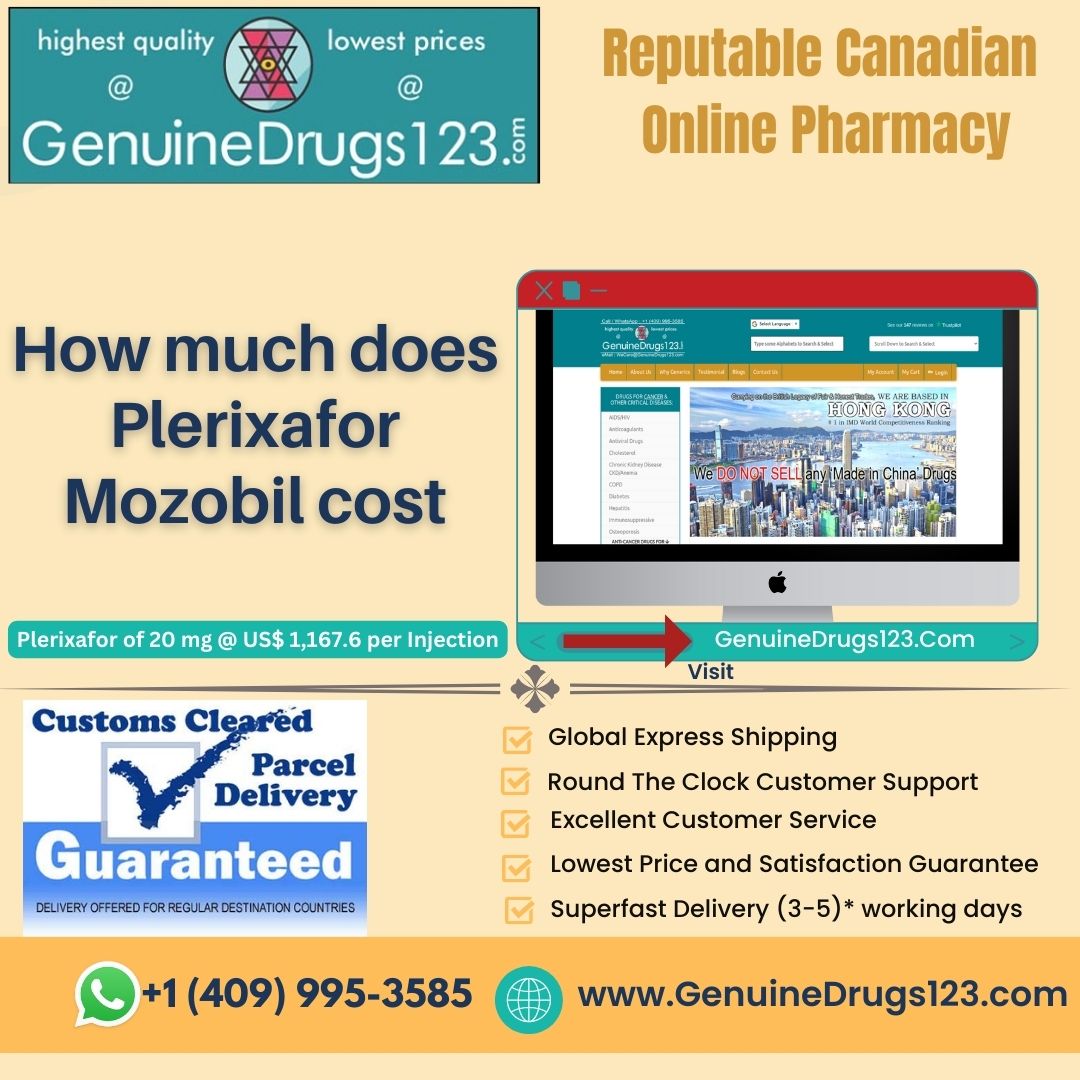 How much does Plerixafor Mozobil cost