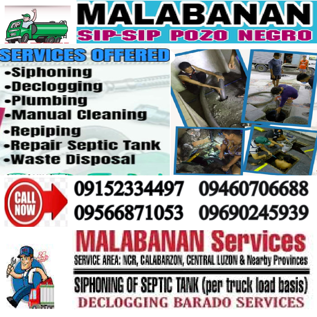 MALABANAN SIPHONING POZO NEGRO PLUMBING SERVICES 09460706688