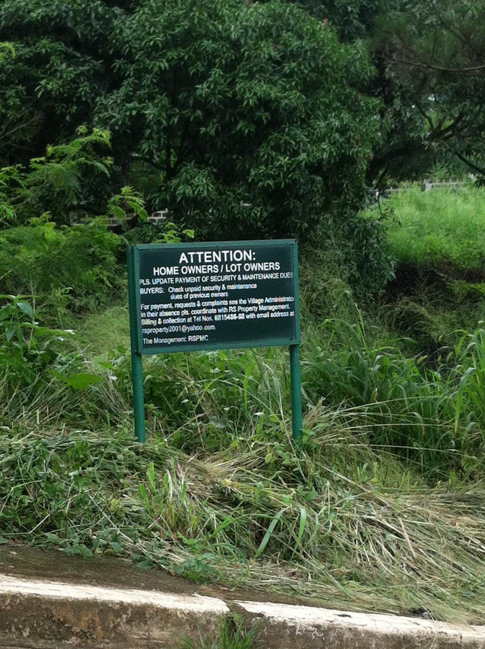 280sqm lot for sale in kingsville heights antipolo rizal