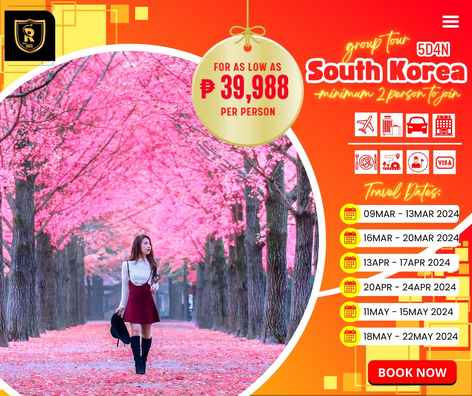 5D4N KOREA TOUR with AIRFARE