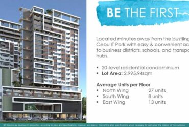Be Residences Lahug (2-Bedroom Unit Maisonette ) PRE-SELLING