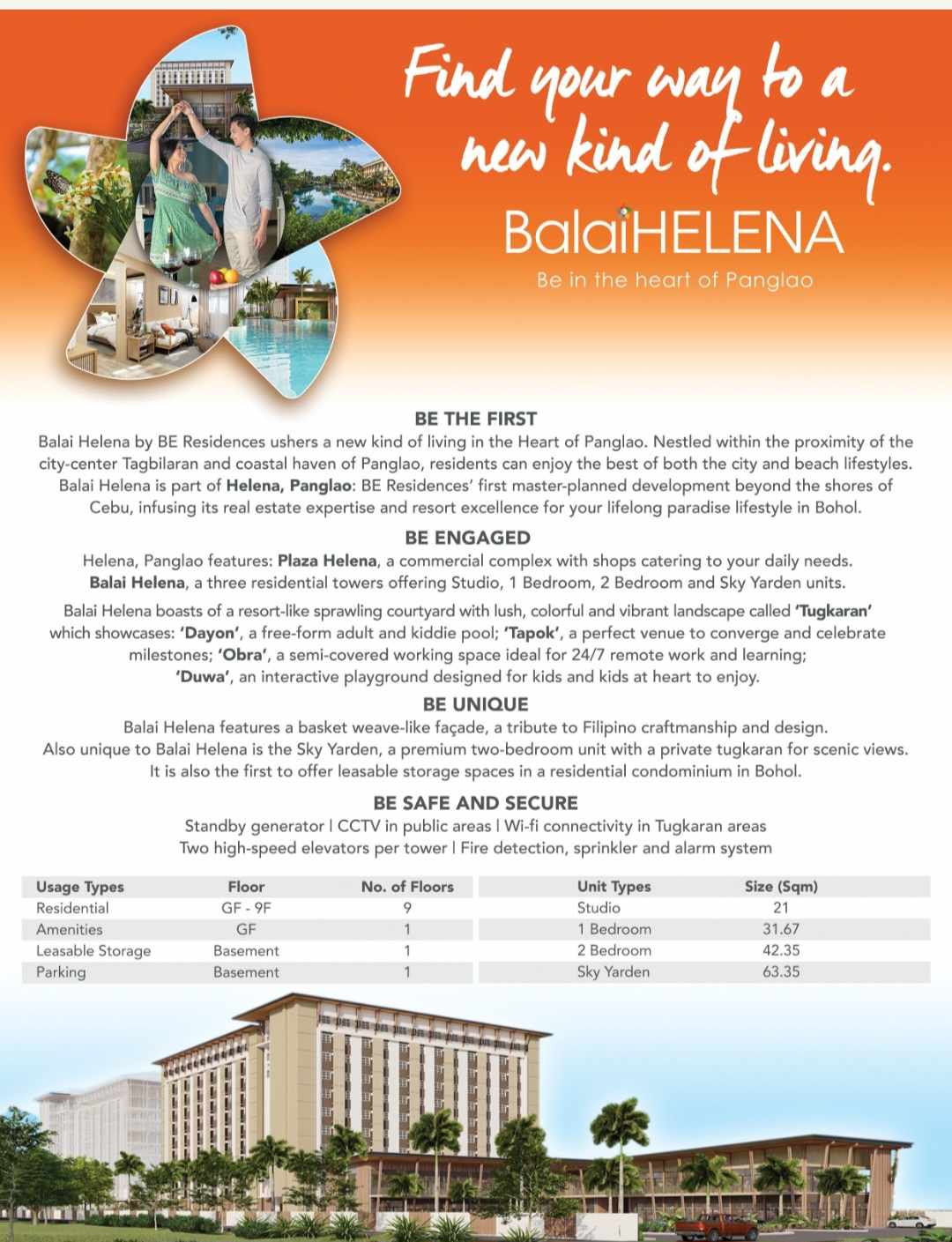 Balai Helena Panglao by Be Residences (2-BEDROOMS UNIT) PRE-SELLING